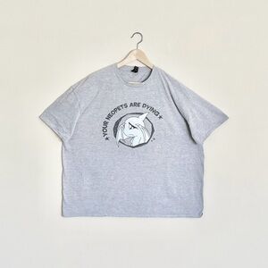 Neopets “Your Neopets Are Dying” Graphic Gray T Shirt Adult size Large